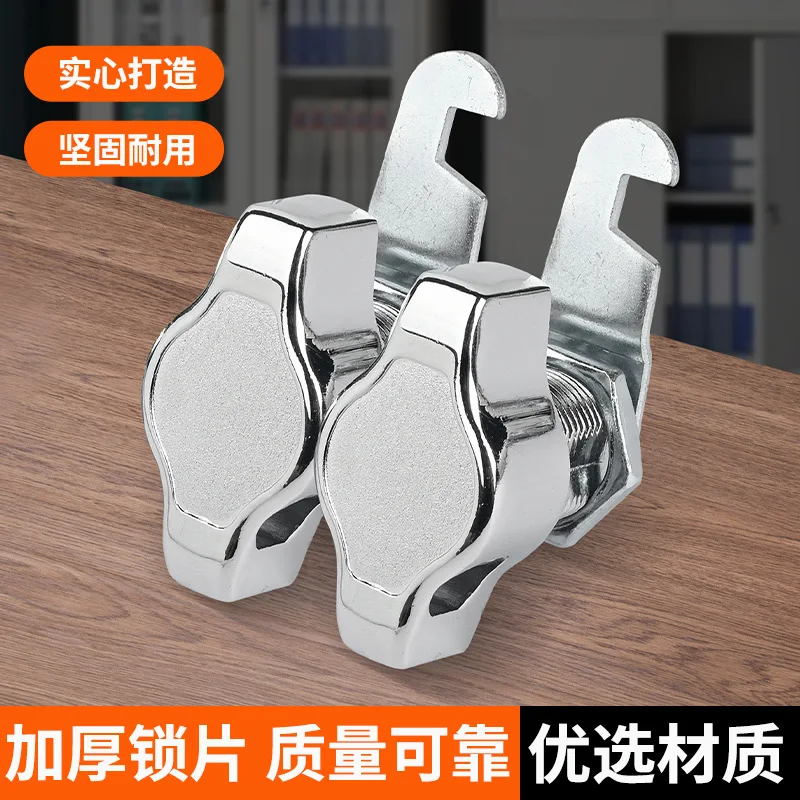 Zinc Furniture Hardware - กุญแจล็อคประตูตู้ แบบไม่ใช้กุญแจ ล็อคแบบกลไก โลหะผสมสังกะสี ล็อคประตูแบบกลไก กุญแจล็อคเฟอร์นิเจอร์
