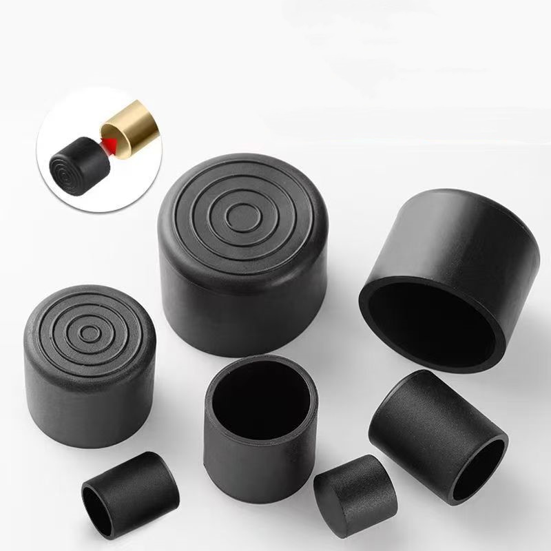 Furniture Hardware Legs - 8/10/12/14/16/20/25/30-120 มม.รอบยางเก้าอี้ขา Pad เฟอร์นิเจอร์เท้าตาราง End ปลั๊ก