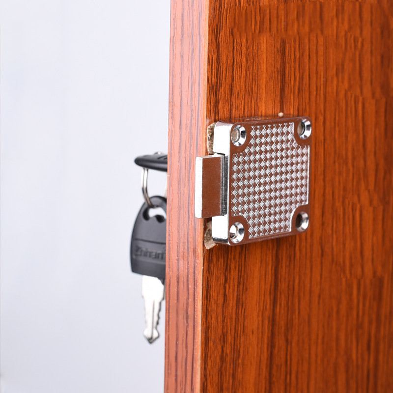 Zinc Furniture Hardware - 1 ชิ้น ล็อคตู้เก็บเอกสาร ล็อคประตูตู้ ล็อคประตูกันขโมย โลหะผสมสังกะสี