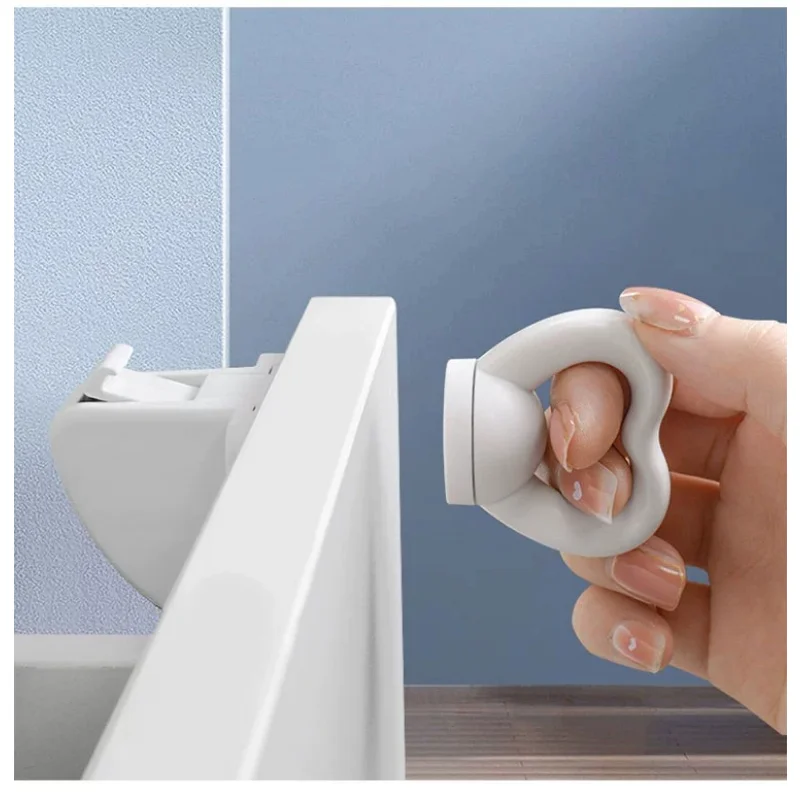 Furniture Joinery Hardware - ล็อกแม่เหล็กแบบมองไม่เห็นสำหรับเด็ก1ชุดล็อกเพื่อความปลอดภัยของเด็กล็อกกันเปิดตู้หัวเข็มขัดเฟอร์นิเจอร์ประตูใกล้ชิด