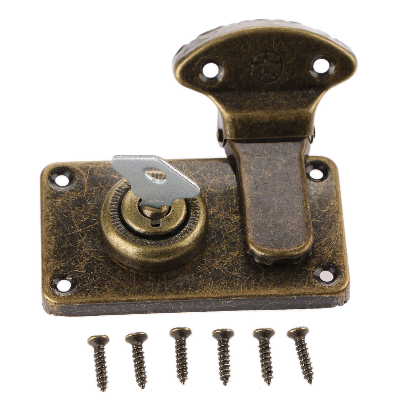 Furniture Hardware Vintage - วินเทจเฟอร์นิเจอร์ฮาร์ดแวร์โบราณกล่องสลักตกแต่งกลอนเครื่องประดับไม้กล่องกระเป๋าเดินทางกลอนสลักสลับด้วยกุญแจและสกรู