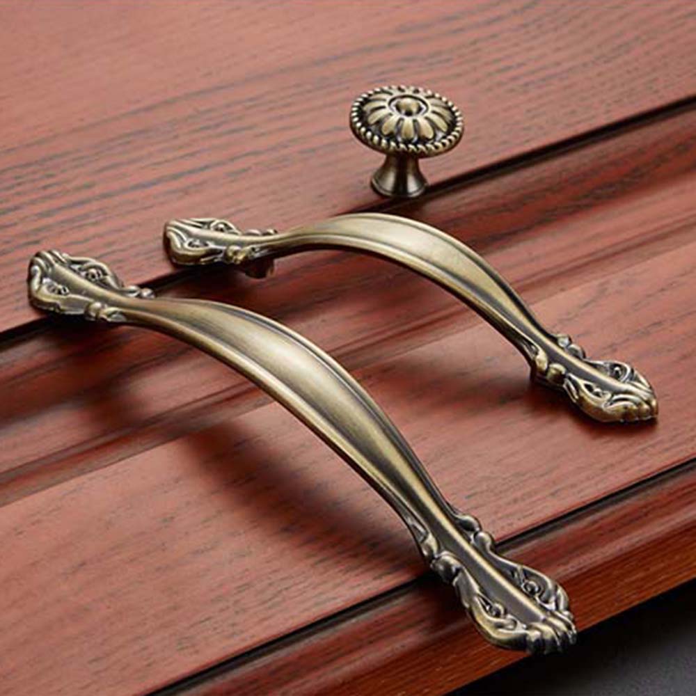 Furniture Hardware Vintage - มือจับประตูตู้เสื้อผ้าวินเทจ 1 ชิ้น อุปกรณ์ฮาร์ดแวร์เฟอร์นิเจอร์ มือจับลิ้นชัก