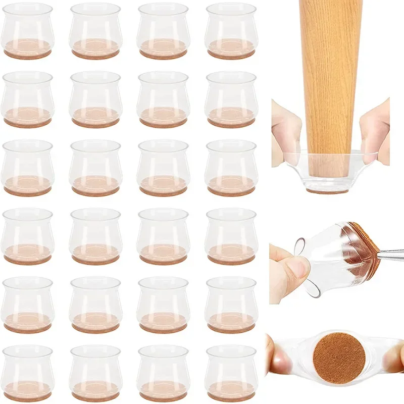 Furniture Hardware Legs - 4/16pcs เก้าอี้ขา Caps ยางฟุต Protector Pads