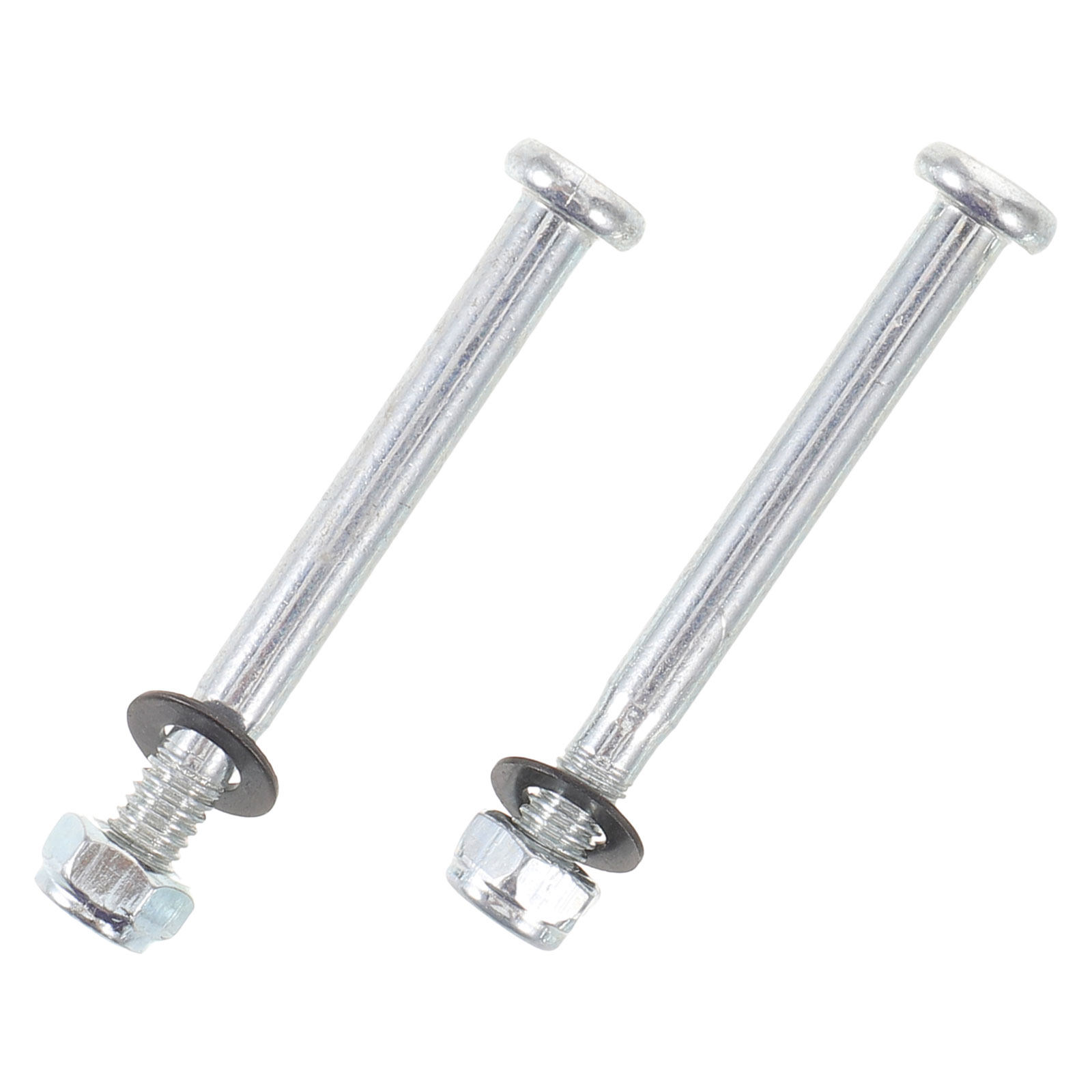 Furniture Hardware Repair - ชุดสกรูสำหรับเปลี่ยนที่วางแขนเก้าอี้ปรับเอน 2 ชุด พร้อมน็อตและสลักเกลียว M6 อุปกรณ์ยึดสำหรับใช้งานกลางแจ้ง