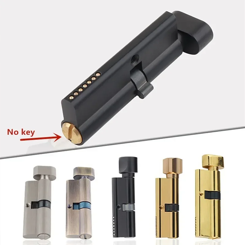 Furniture Hardware Supply - ในร่มไม้ประตูทองเหลือง Keyless ล็อค Core ห้องน้ําประตูล็อคห้องครัวฮาร์ดแวร์เฟอร์นิเจอร์อุปกรณ์เสริม