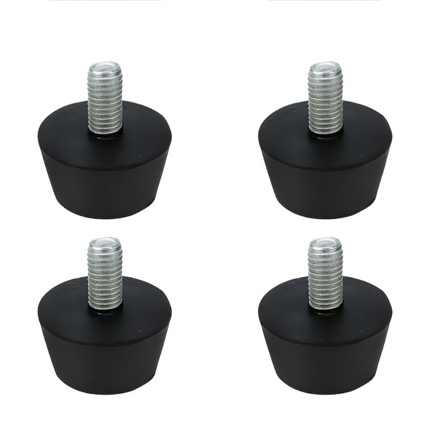 Furniture Hardware Legs - แผ่นรองขาปรับระดับได้ 4 ชิ้น พร้อมสกรู สำหรับโต๊ะ เก้าอี้