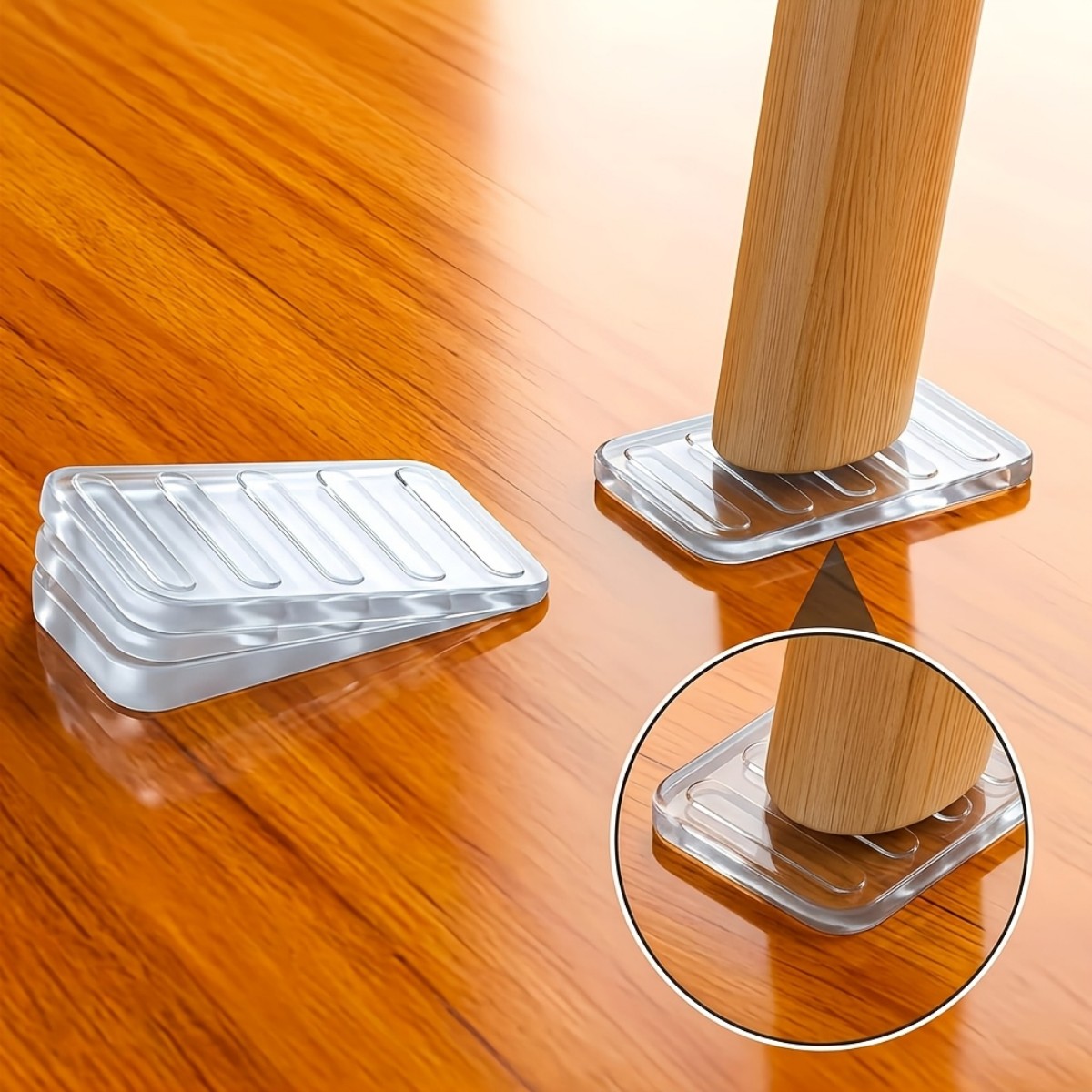 Furniture Hardware Legs - แผ่นรองขาโต๊ะปรับระดับได้ 8 ชิ้น เหมาะสำหรับพื้นไม่เรียบ - แผ่นรองปรับระดับเฟอร์นิเจอร์กันลื่นพร้อมขาที่มั่นคง