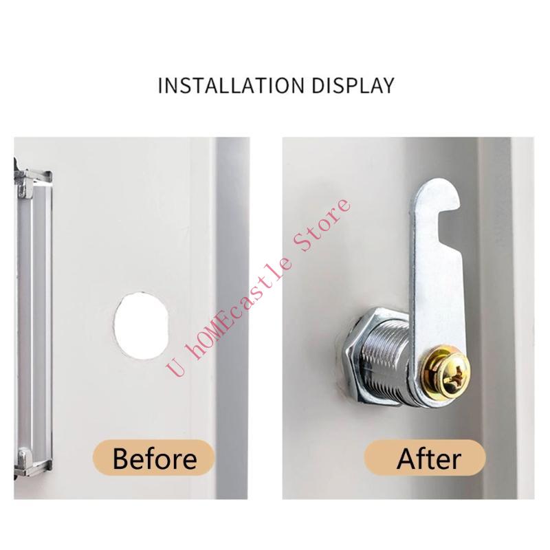 63HF 2 ชุดลิ้นชัก Cams ล็อค ตู - Zinc Furniture Hardware บทวิจารณ์และราคา
