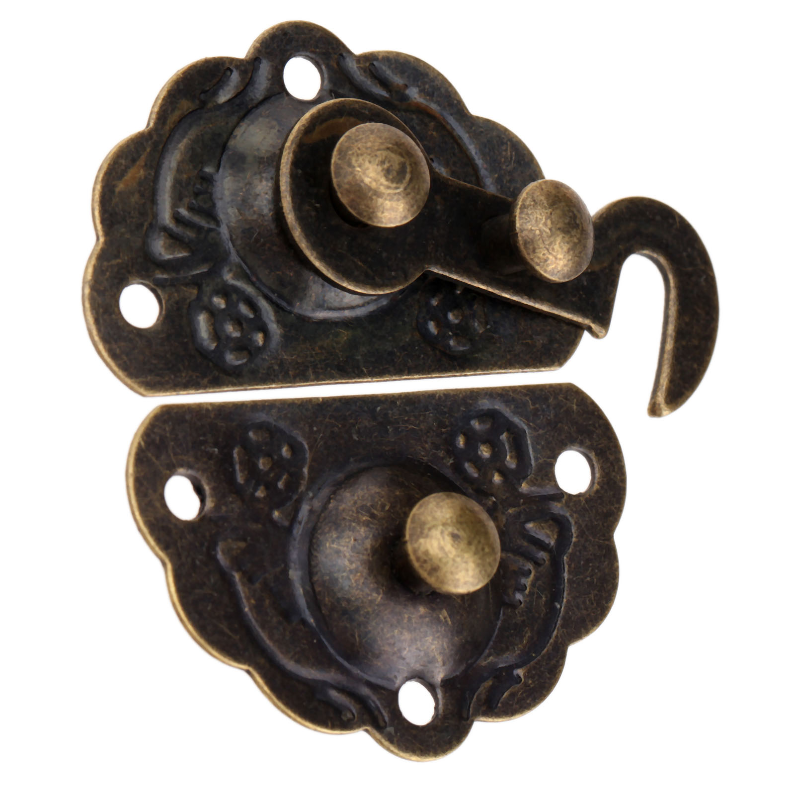 1 PC Antique Bronzeกล่องLATCH  - Furniture Hardware Decorative บทวิจารณ์และราคา