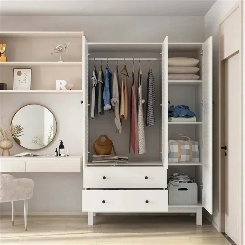 ตู้เสื้อผ้าไม้สีขาวดีไซน์เรียบ - Z. A. Furniture บทวิจารณ์และราคา