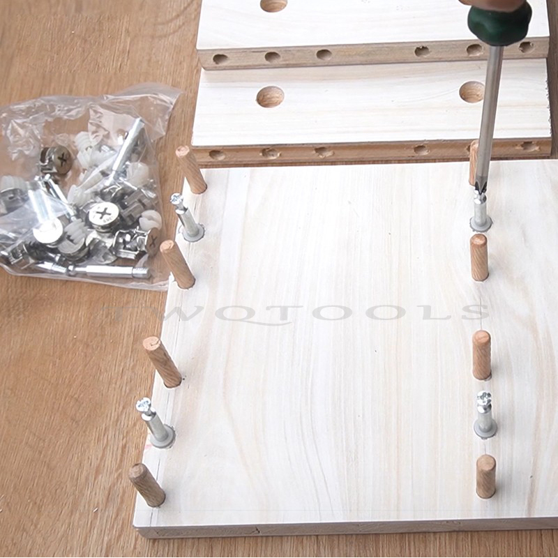 20 ชุด 3-in-1 ข้อต่อน็อตล็อคแค - Furniture Joinery Hardware บทวิจารณ์และราคา
