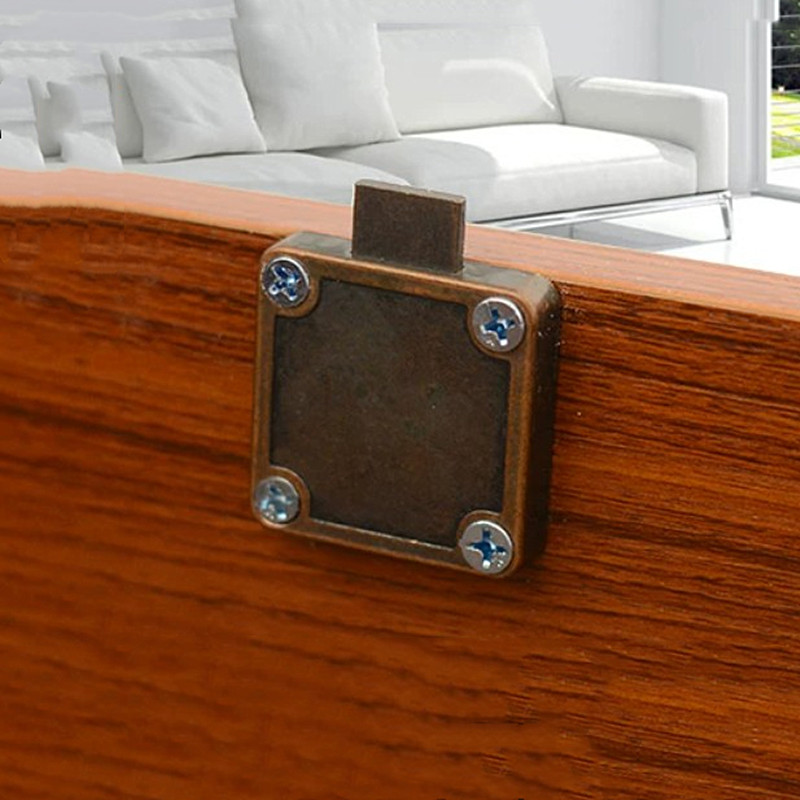 1 ชิ้น ล็อคตู้เก็บเอกสาร ล็อคป - Zinc Furniture Hardware บทวิจารณ์และราคา
