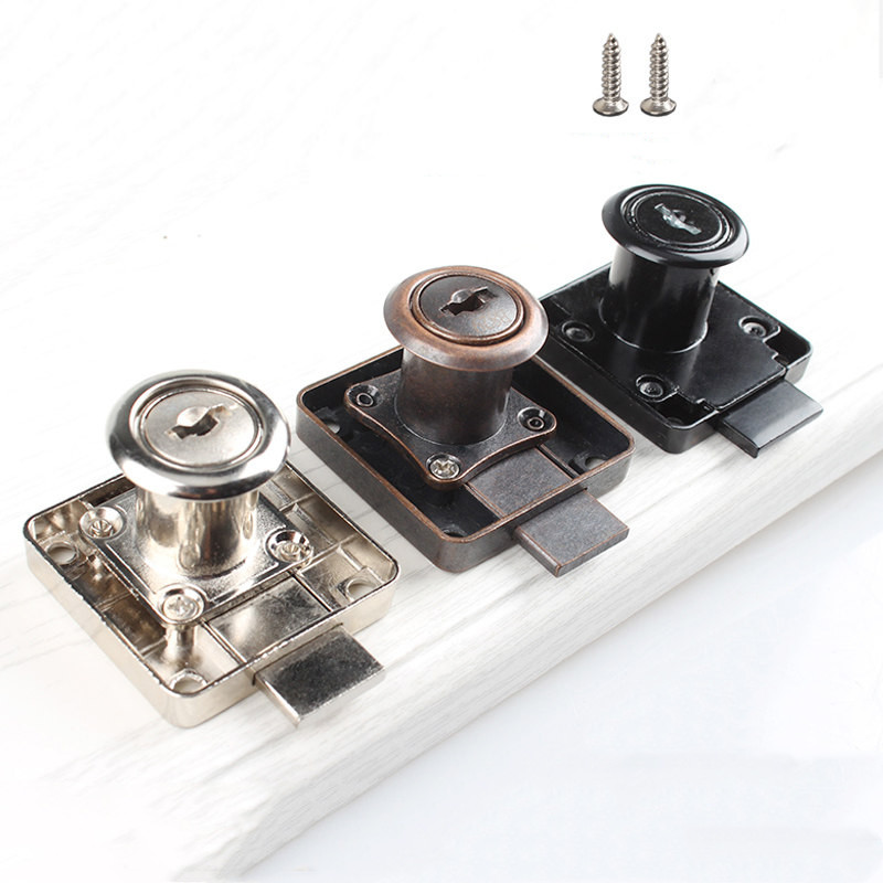 1 ชิ้น ล็อคตู้เก็บเอกสาร ล็อคป - Zinc Furniture Hardware บทวิจารณ์และราคา
