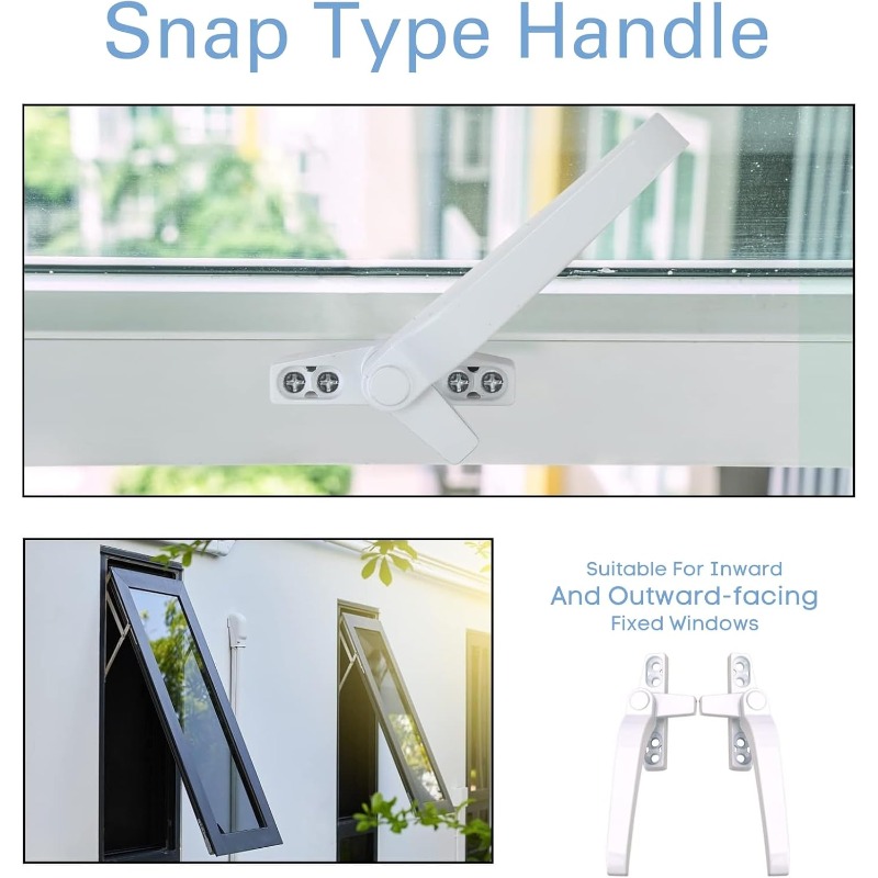 มือจับล็อคหน้าต่างกระจก 2 ชิ้น - Furniture Hardware Supply บทวิจารณ์และราคา