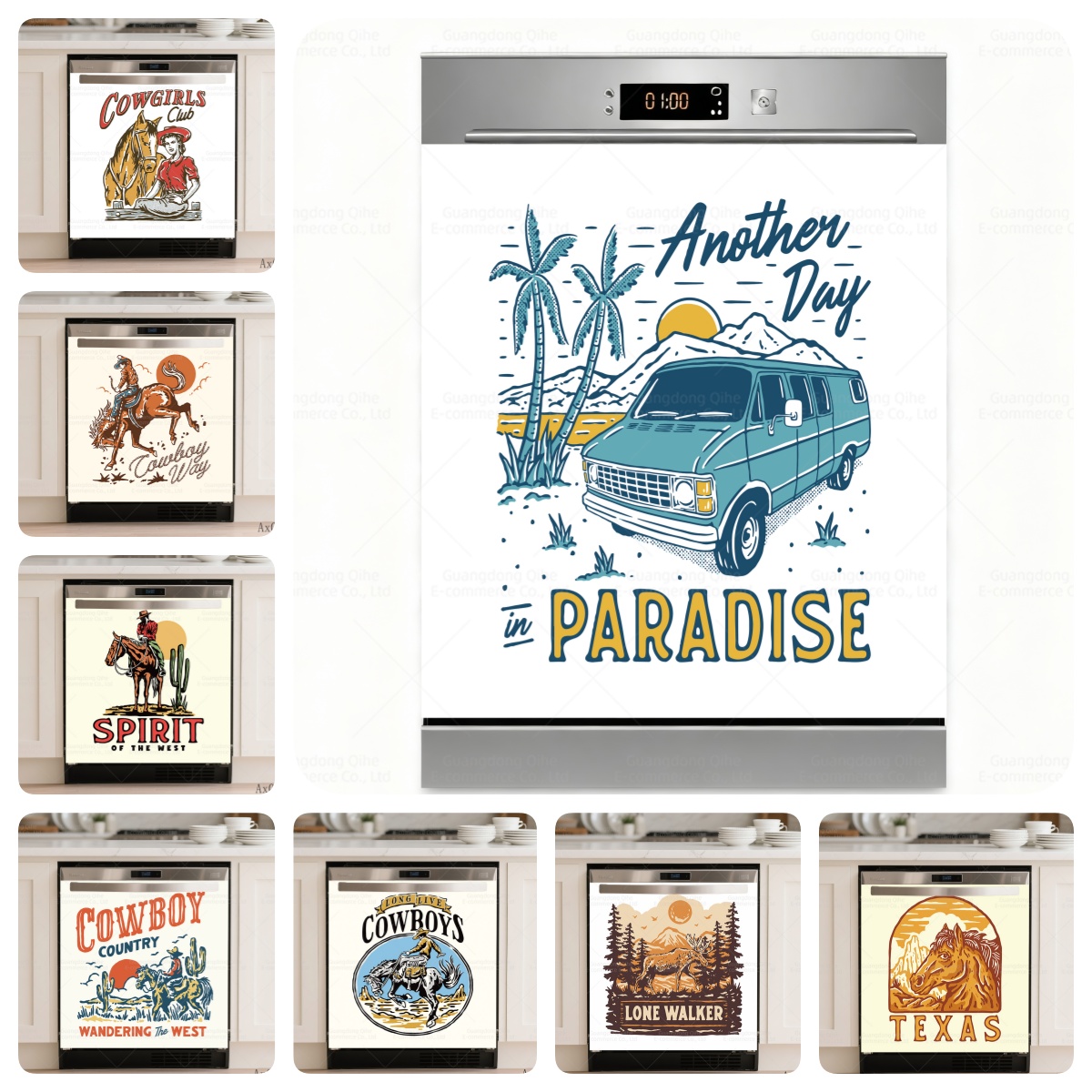 สติ๊กเกอร์กันน้ำลายคาวบอยตะวัน - Furniture Paradise & Hardware Ghaziabad Photos บทวิจารณ์และราคา