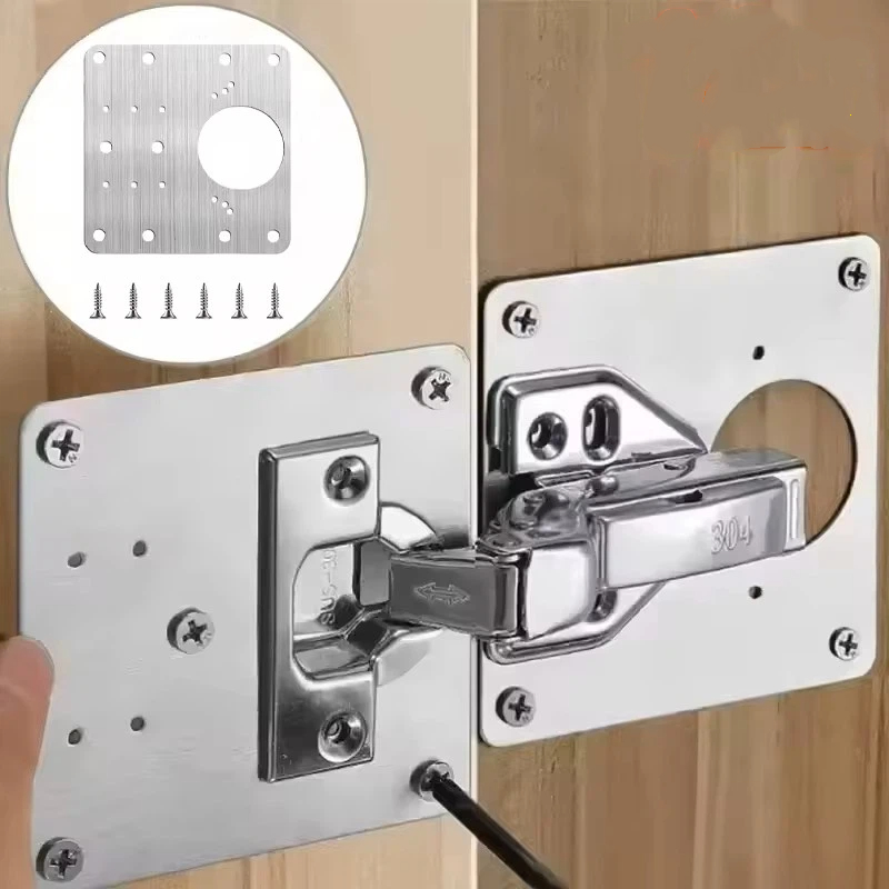 แผ่นซ่อมบานพับตู้สแตนเลส แพ็คแ - Furniture Hardware Repair บทวิจารณ์และราคา