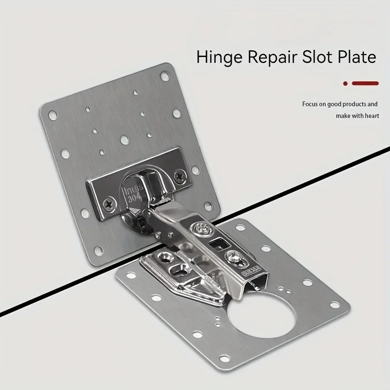 แผ่นซ่อมบานพับตู้สแตนเลส แพ็คแ - Furniture Hardware Repair บทวิจารณ์และราคา