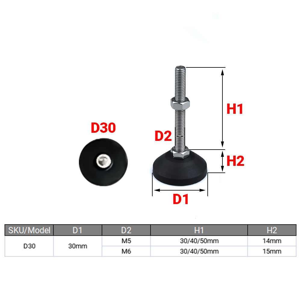 8 ชิ้น Dia 30 มิลลิเมตร Univer - Furniture Hardware Legs บทวิจารณ์และราคา