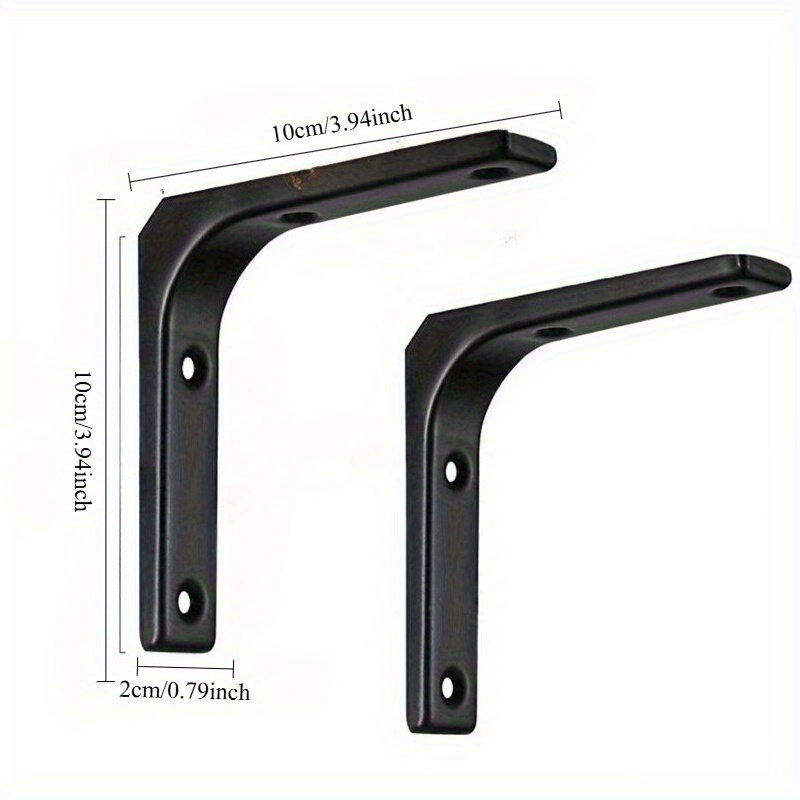 ขายึดชั้นวางเหล็กแบบหนา 2 ชิ้น - Furniture Hardware Decorative บทวิจารณ์และราคา