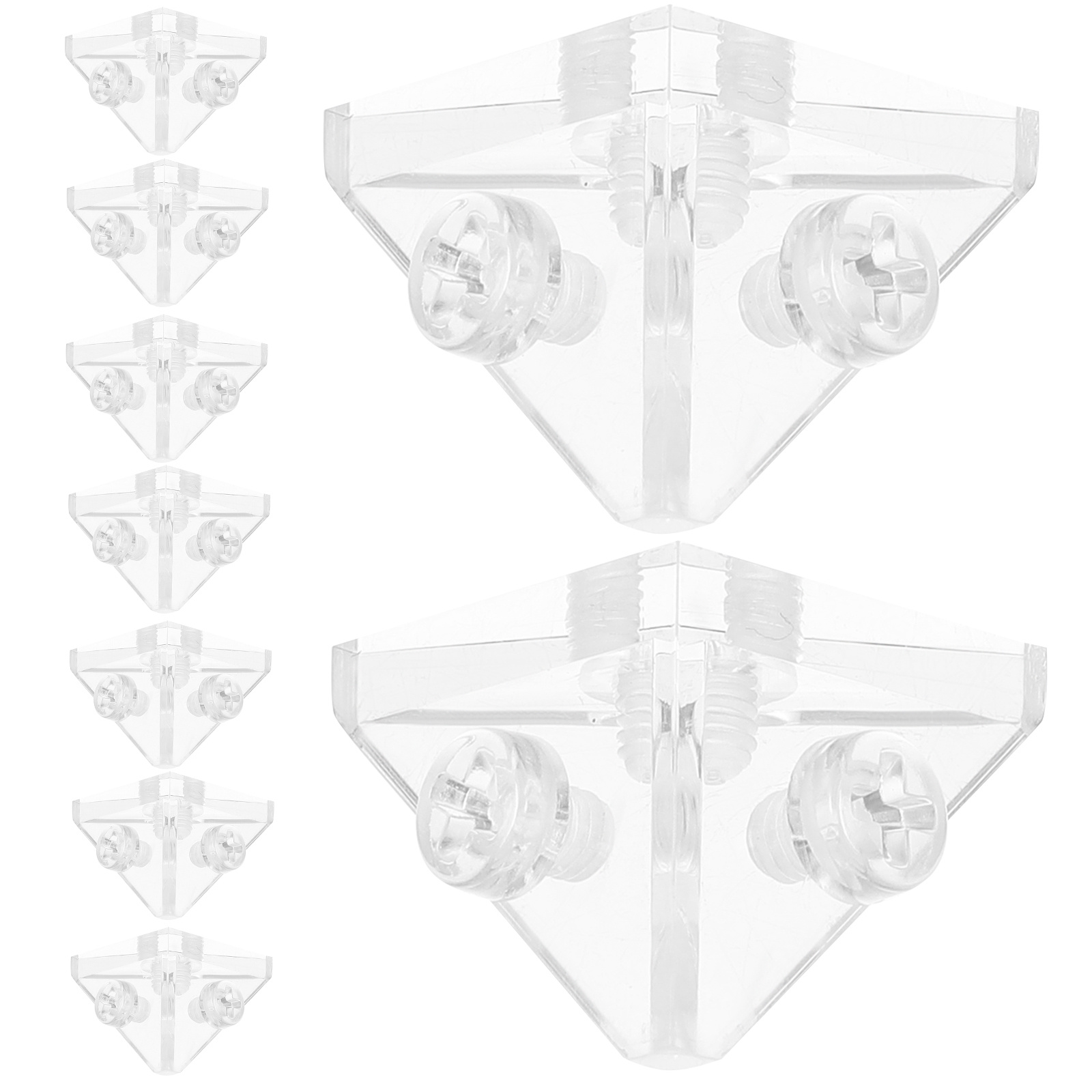ขายึดอะคริลิกใส 10 ชิ้น ยึดติด - Shelf Bracket Pair บทวิจารณ์และราคา
