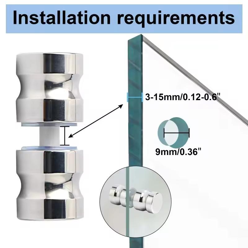 มือจับประตูกระจกห้องอาบน้ำแบบม - Furniture Hardware Supply บทวิจารณ์และราคา