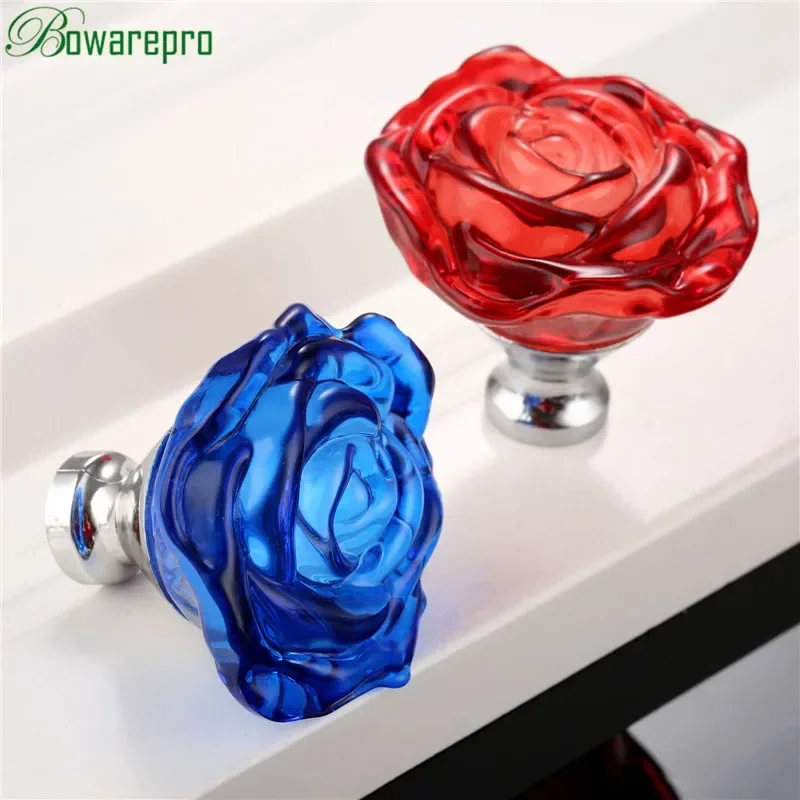 Bowarepro 50 มม.คริสตัลRoseแก้ - Furniture Hardware Supply บทวิจารณ์และราคา