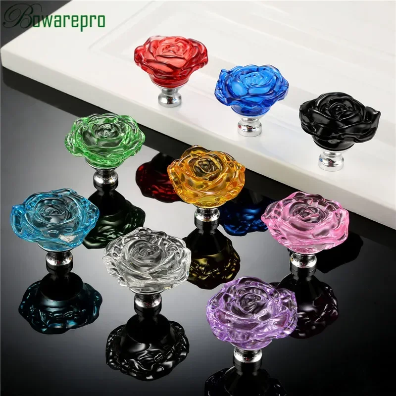 Bowarepro 50 มม.คริสตัลRoseแก้ - Furniture Hardware Supply บทวิจารณ์และราคา