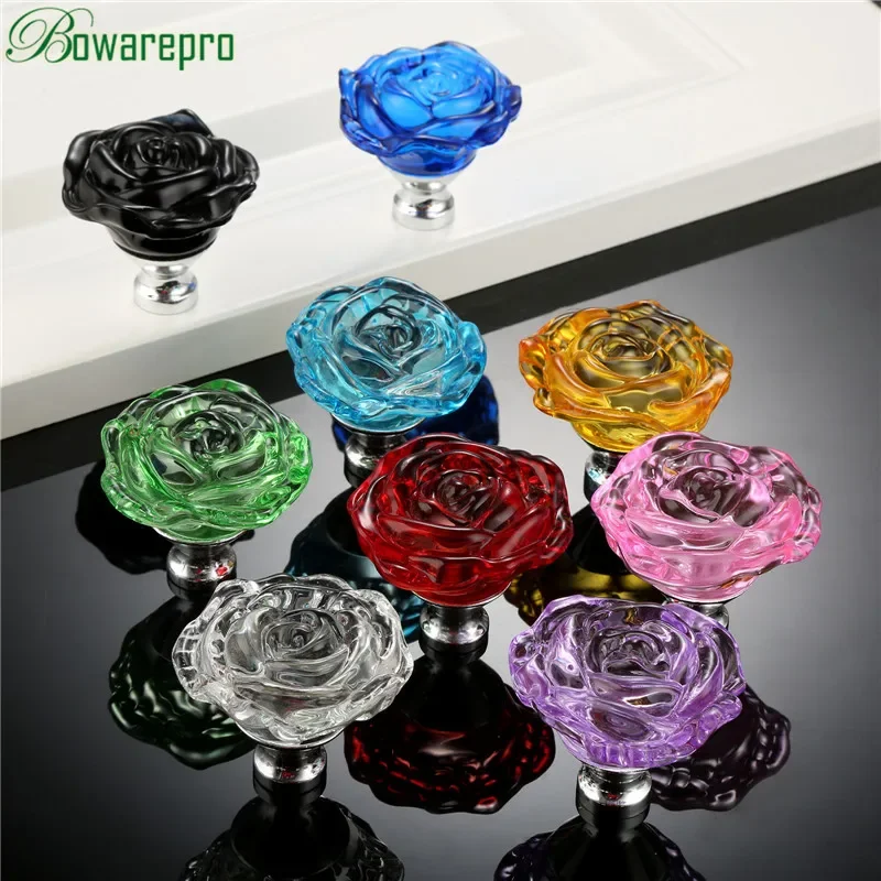 Bowarepro 50 มม.คริสตัลRoseแก้ - Furniture Hardware Supply บทวิจารณ์และราคา