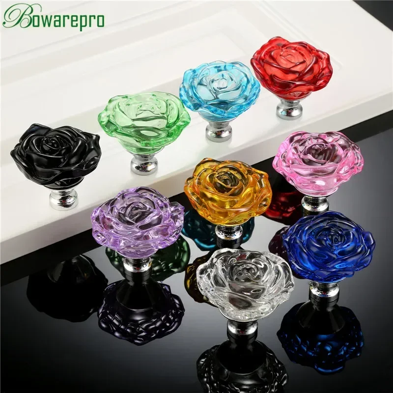 Bowarepro 50 มม.คริสตัลRoseแก้ - Furniture Hardware Supply บทวิจารณ์และราคา