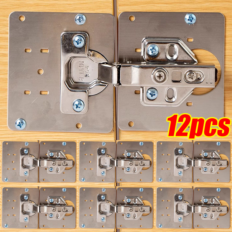 ชุดแผ่นซ่อมบานพับตู้ สแตนเลส ส - Furniture Hardware Repair บทวิจารณ์และราคา