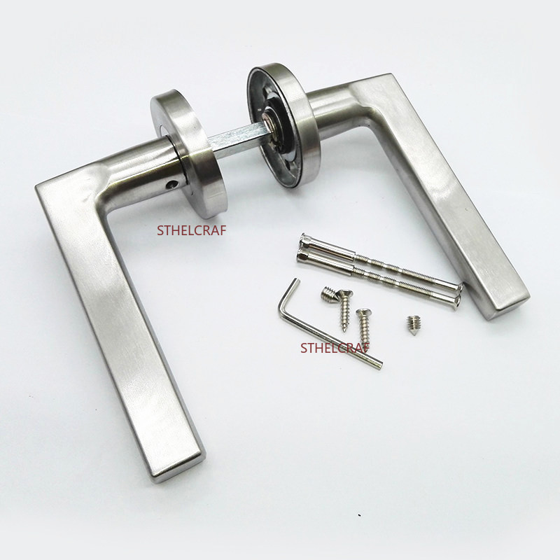 มือจับประตูสแตนเลสแบบเงียบ 1 ค - Furniture Hardware Factory บทวิจารณ์และราคา