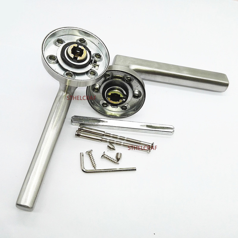 มือจับประตูสแตนเลสแบบเงียบ 1 ค - Furniture Hardware Factory บทวิจารณ์และราคา