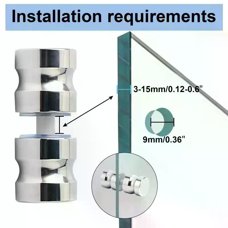 มือจับประตูกระจกห้องอาบน้ำแบบม - Furniture Hardware Supply บทวิจารณ์และราคา