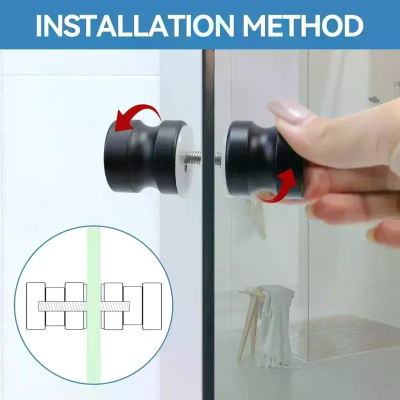 มือจับประตูกระจกห้องอาบน้ำแบบม - Furniture Hardware Supply บทวิจารณ์และราคา