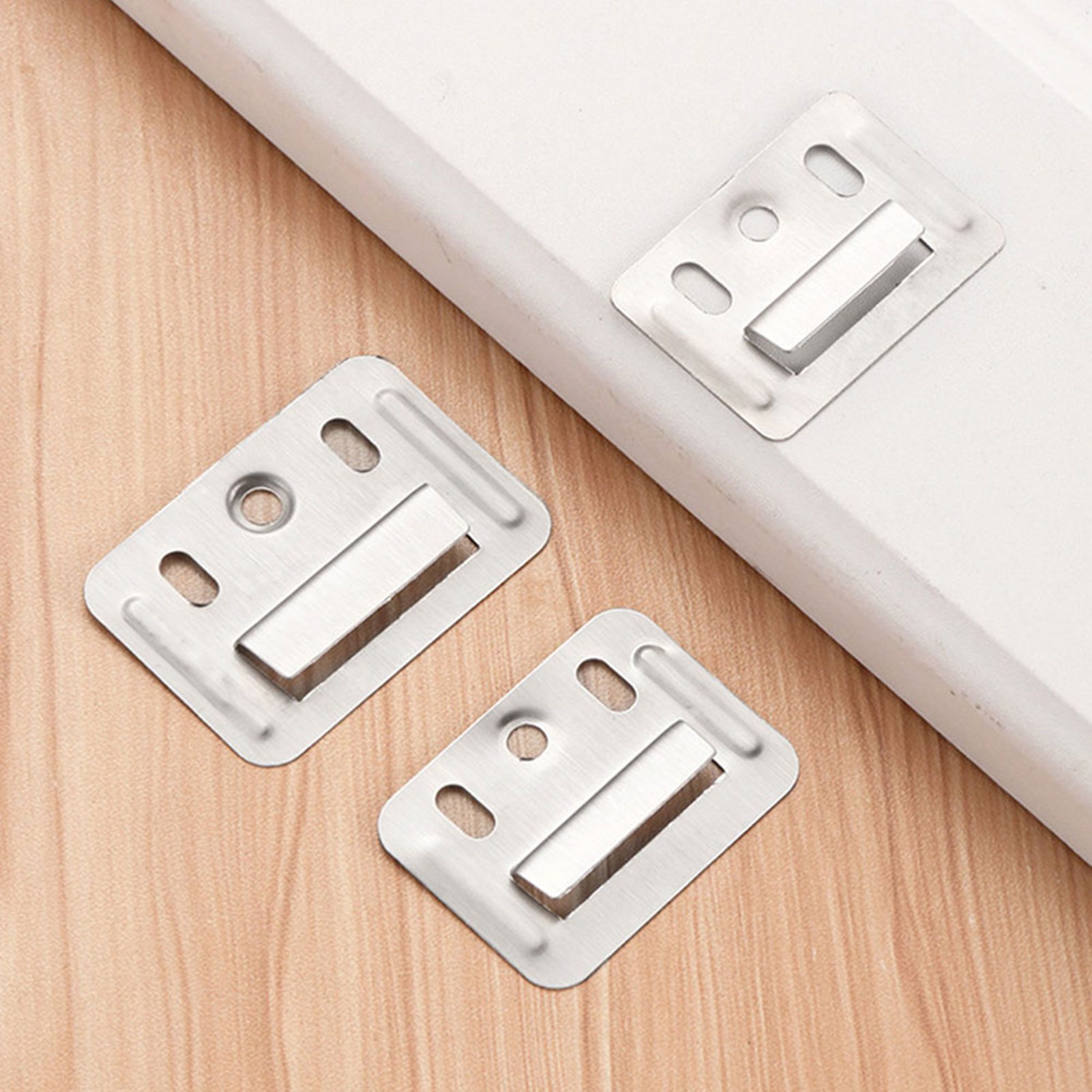100pcs สแตนเลสสตีลคลิปการติดตั - Furniture Hardware Supply บทวิจารณ์และราคา