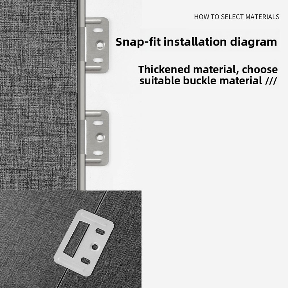 100pcs สแตนเลสสตีลคลิปการติดตั - Furniture Hardware Supply บทวิจารณ์และราคา