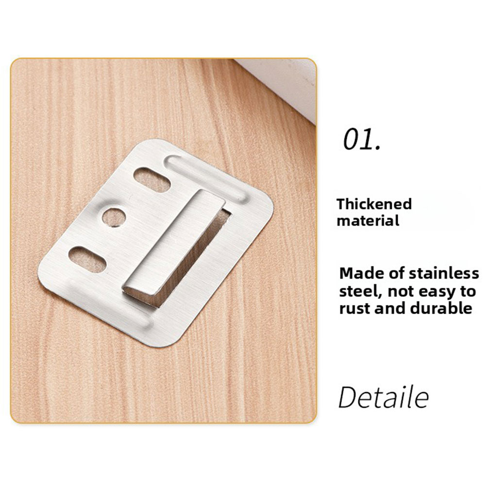100pcs สแตนเลสสตีลคลิปการติดตั - Furniture Hardware Supply บทวิจารณ์และราคา