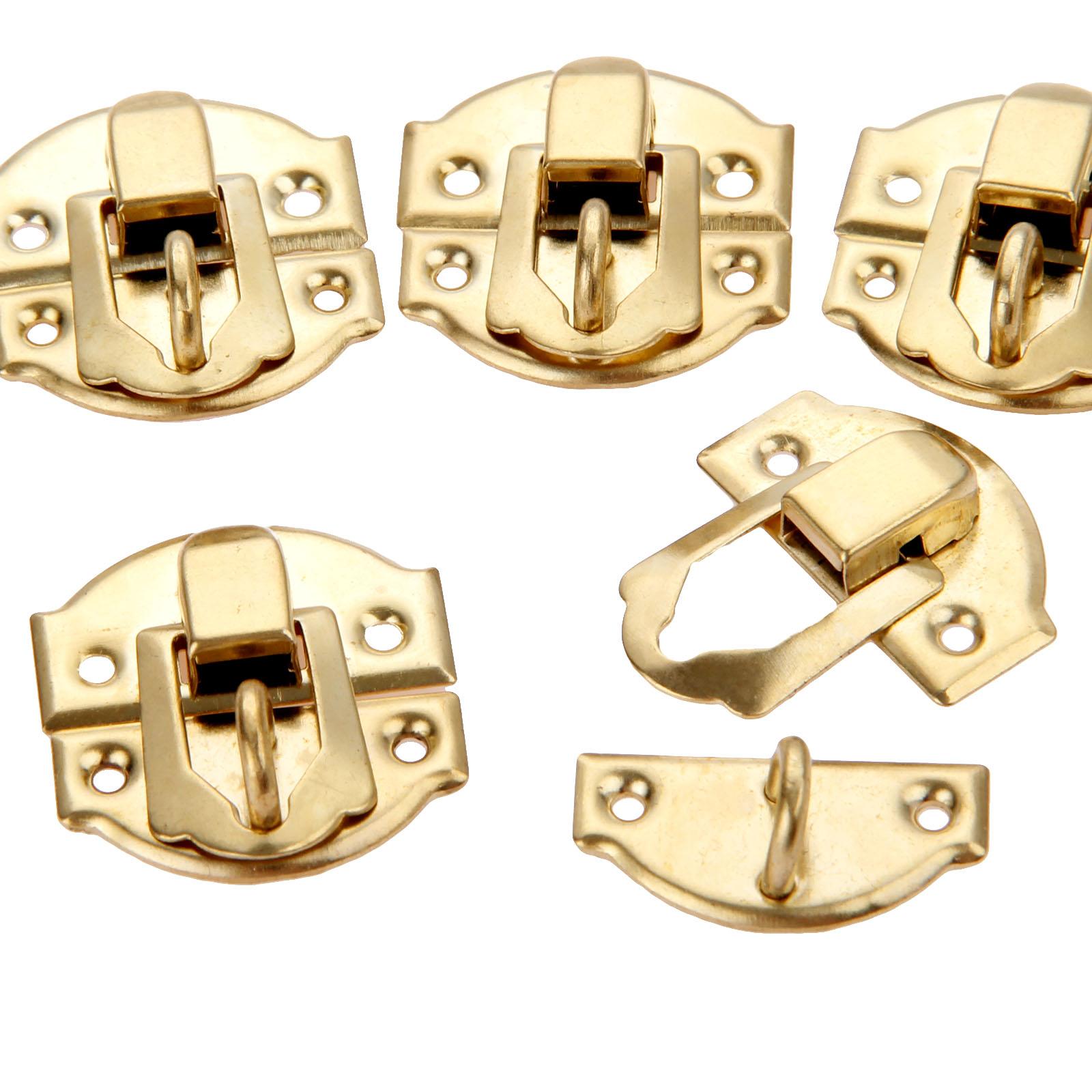 ตัวล็อคกล่องสีทอง 10 ชิ้น พร้อ - Furniture Hardware Vintage บทวิจารณ์และราคา