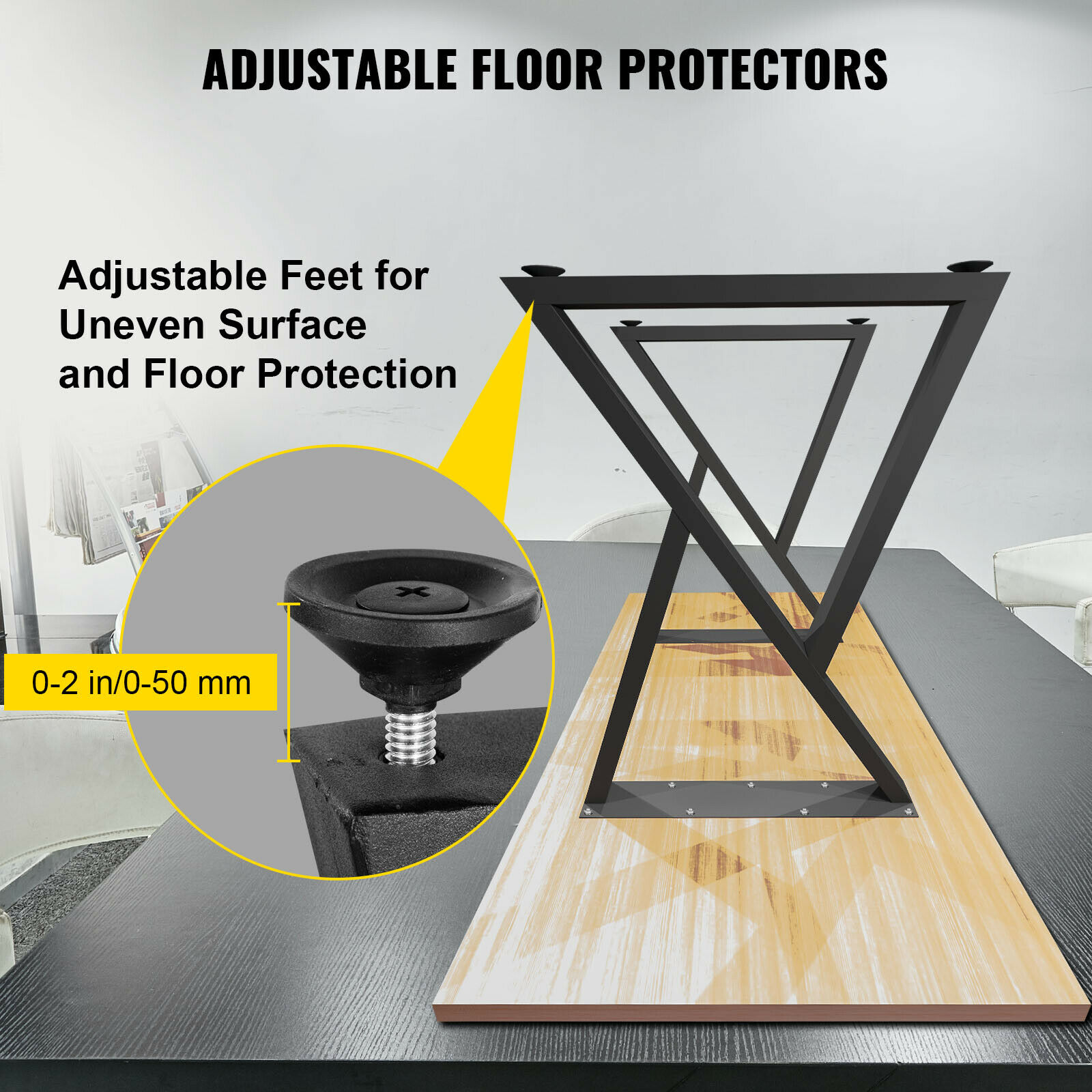 ขาโต๊ะโลหะรูปตัว Z ขนาด 28x18  - Z. A. Furniture บทวิจารณ์และราคา