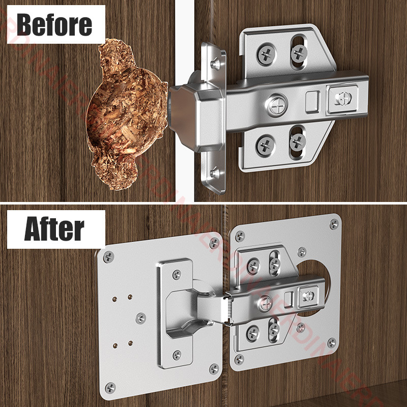 NAIERDI บานพับสแตนเลสแผ่นซ่อมต - Furniture Hardware Repair บทวิจารณ์และราคา