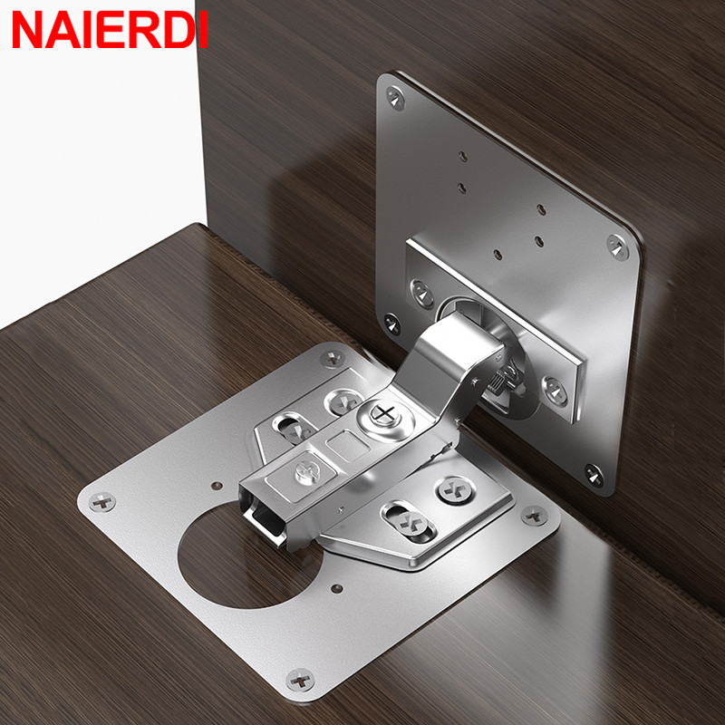 NAIERDI บานพับสแตนเลสแผ่นซ่อมต - Furniture Hardware Repair บทวิจารณ์และราคา