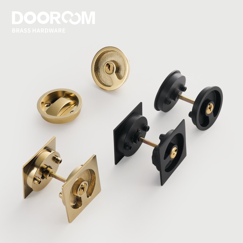 Dooroom ทองเหลืองเลื่อนประตูล็ - Furniture Hardware Decorative บทวิจารณ์และราคา