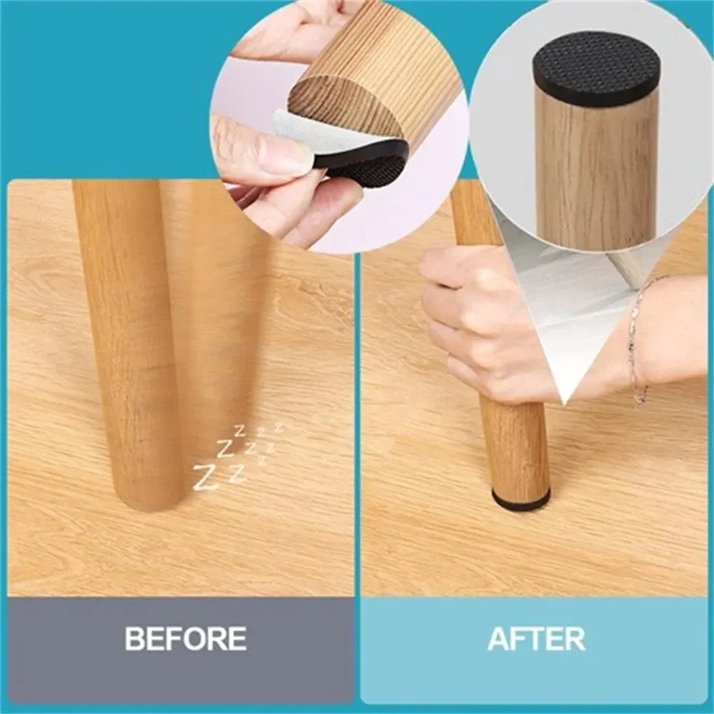 แผ่นยางรองขาเก้าอี้ ป้องกันการ - Furniture Hardware Legs บทวิจารณ์และราคา