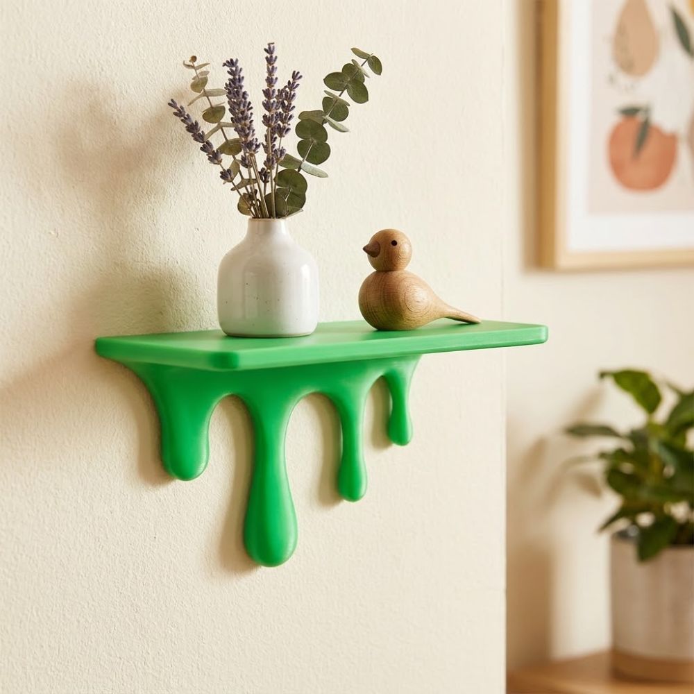 ชั้นวางของติดผนังแบบลอยตัวพิมพ - Shelf Bracket Pair บทวิจารณ์และราคา
