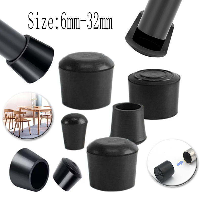 แผ่นรองขาเก้าอี้ยางกลม 6/7.5/9 - Furniture Hardware Legs บทวิจารณ์และราคา