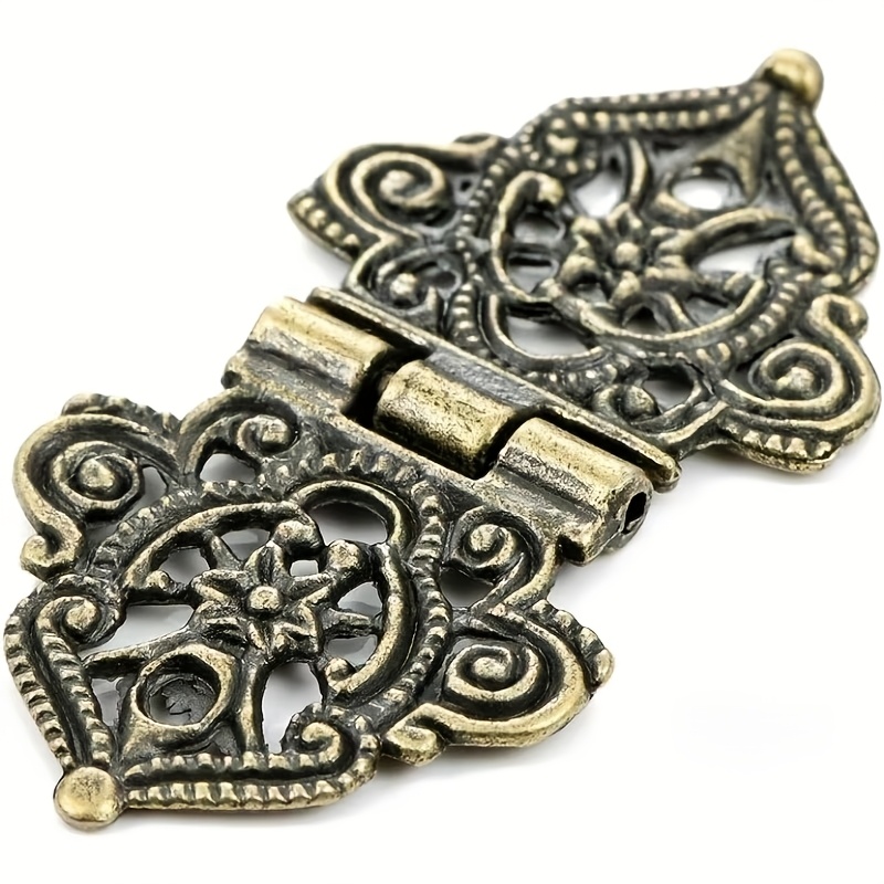 บานพับโลหะลายดอกไม้แบบวินเทจ 8 - Furniture Hardware Vintage บทวิจารณ์และราคา