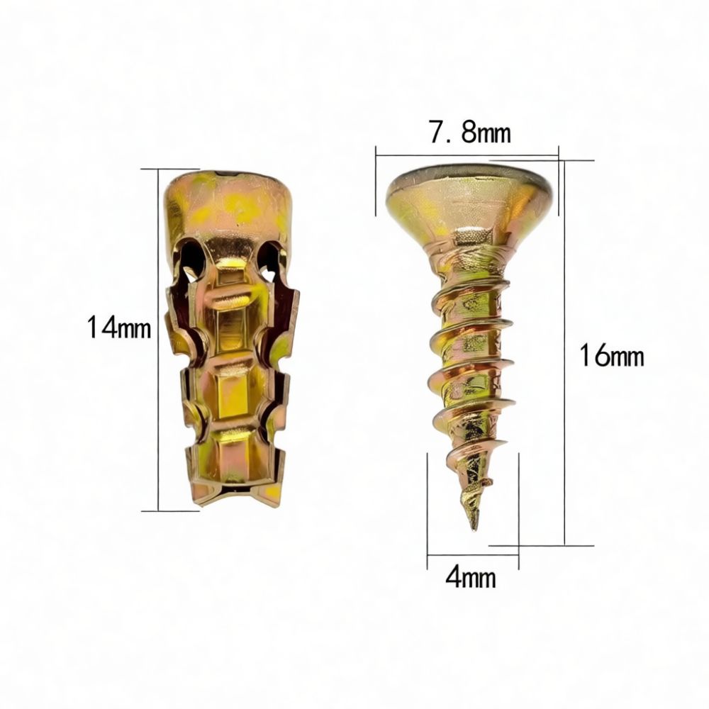 ชุดสกรูซ่อมบานพับตู้ 6x14 มม.  - Furniture Hardware Repair บทวิจารณ์และราคา