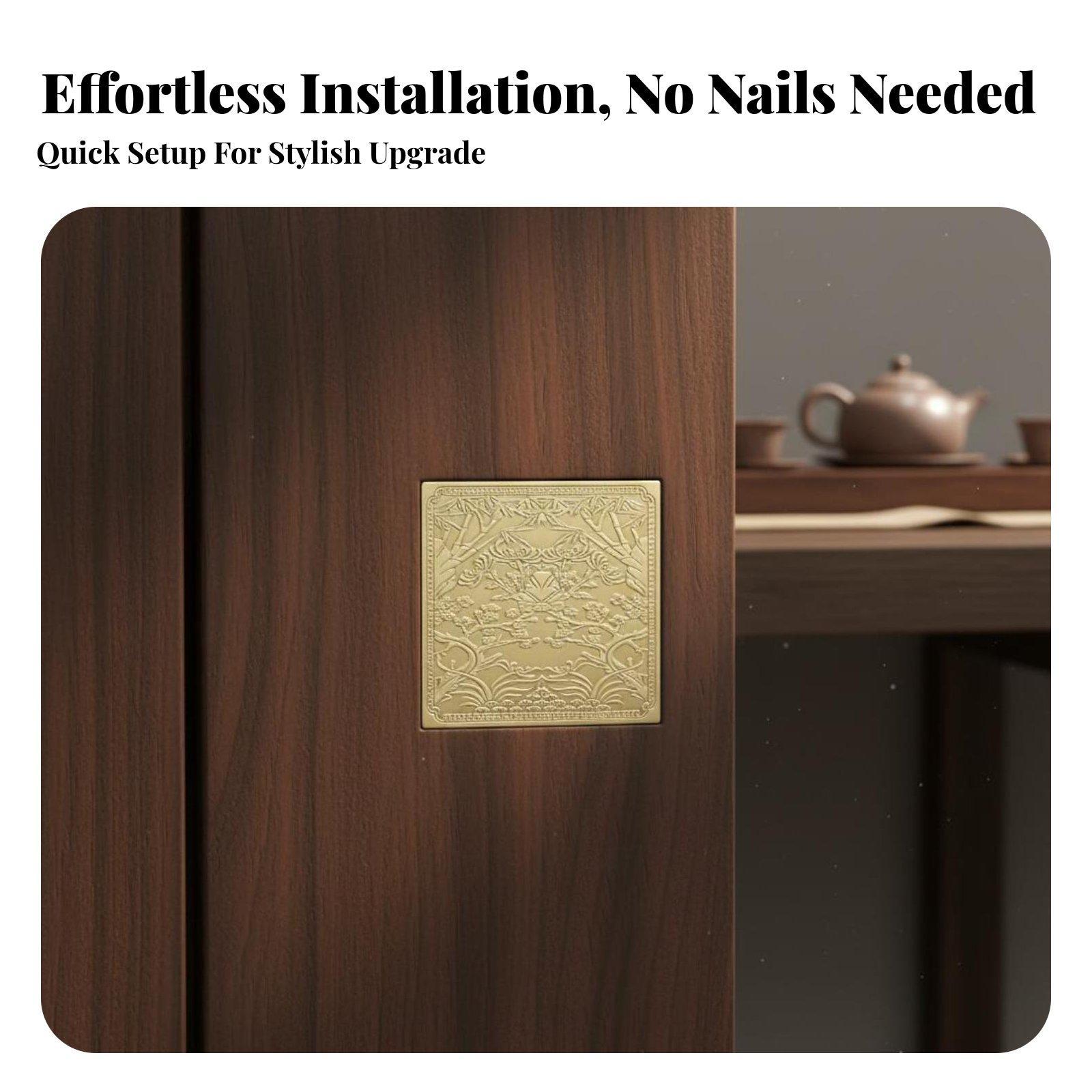 แผ่นทองแดงแท้สไตล์อุตสาหกรรม ส - Furniture Hardware Decorative บทวิจารณ์และราคา