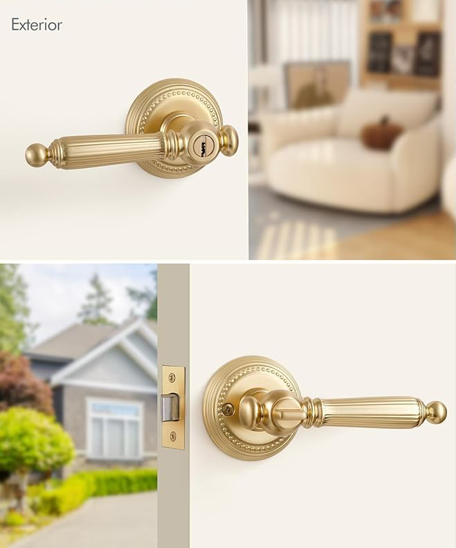 กุญแจทองเหลืองโบราณสีเหลือง, ม - Zinc Furniture Hardware บทวิจารณ์และราคา