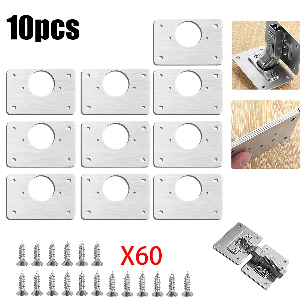 1/2/4/10Pcs บานพับซ่อมแผ่นตู้เ - Furniture Hardware Repair บทวิจารณ์และราคา